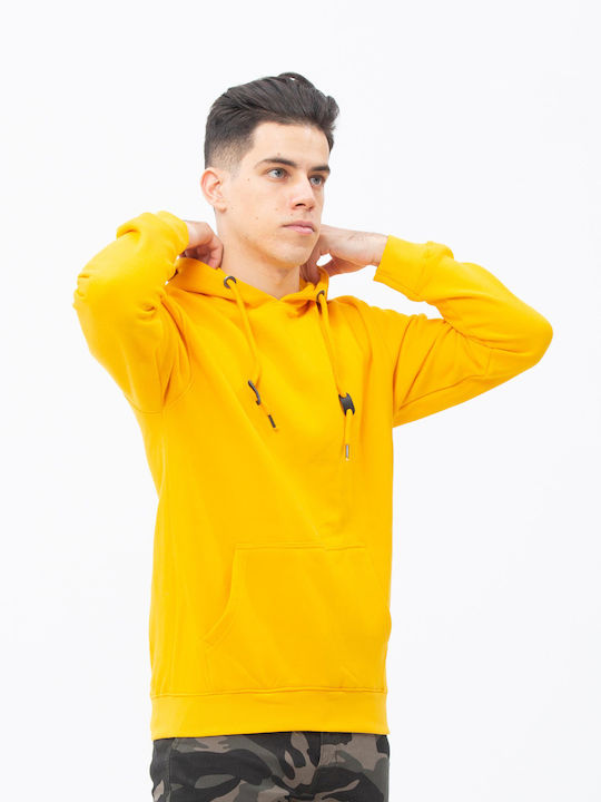 Men's yellow hoodie