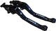 Set Brems-/Kupplungshebel für Motorräder Flexibel Einstellbar für Suzuki TL1000R Schwarz 28086349-1