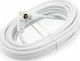 Sbox Antenna Cable Coax male - Coax female White 5m (RF-5) 1pcs