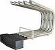 EcoHot 2-IN-TH Fireplace Heat Exchanger 62W Inox L66xH49xD60-89cm