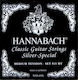 Hannabach Silver Special 815 Medium Tension Single Nylon Classical Guitar Strings 6 Pieces Basses