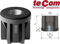 Tecom Kappe Σκάφους Runder Stecker mit Innengewinde M10