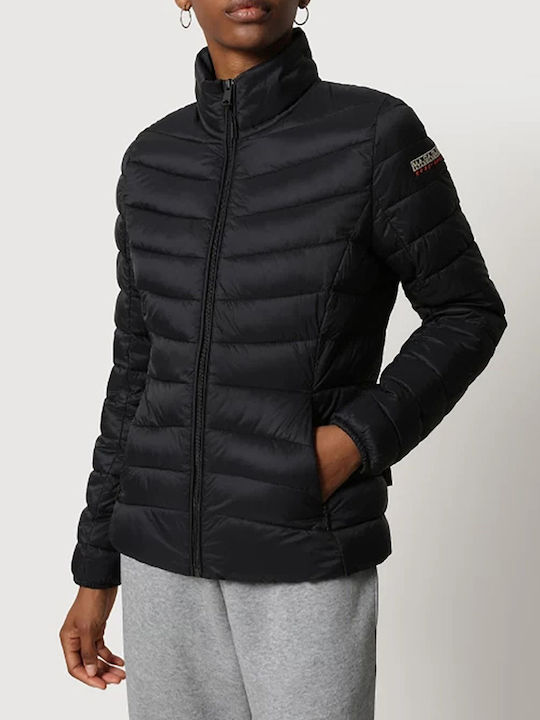 Aerons Women's Short Puffer Jacket for Winter Black NP0A4FS4-041