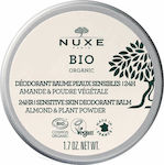 Nuxe Bio Organic Almond & Plant Powder Φυσικό Αποσμητικό 24h Balm 50gr