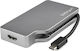 StarTech USB-C Docking Station με 4K Ασημί (CDPVGDVHDMDP)