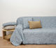 Anna Riska 1443 Ριχτάρι Πολυθρόνας Chenille 180x150εκ. Grey