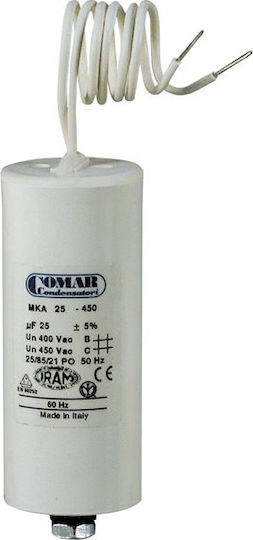 Comar Capacitor Permanent 2.5μF 450V 1pcs 03.006.0017