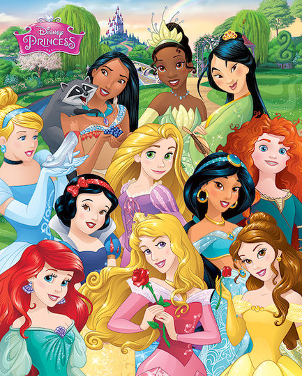 Pyramid International Kids Poster Disney Princess 50x40cm
