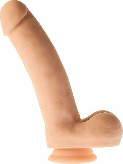 Dream Toys Mr Dixx Magic Milo Ρεαλιστικό Dildo με Όρχεις και Βεντούζα Flesh 21cm