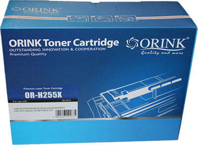 Orink Kompatibel Toner für Laserdrucker HP 55X CE255X Schwarz