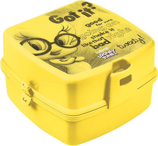TnS Plastic Kids' Food Container Yellow x x 10cm