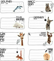 A&G Paper Cuties Animals Ετικέτες Τετραδίων 16τμχ