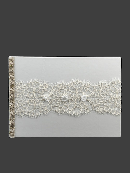 La Vista Βιβλίο Ευχών Γάμου Λευκό 27,5 x 20,5cm
