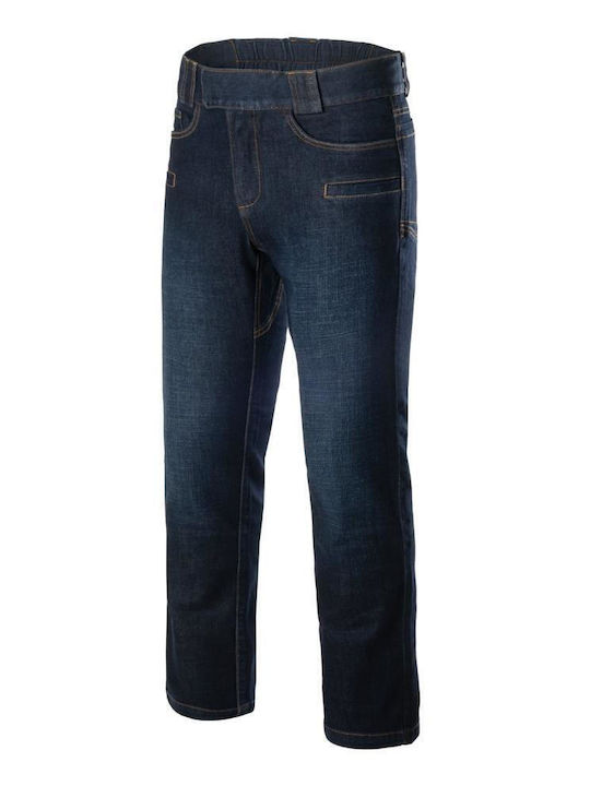 Helikon Tex Greyman Tactical Jeans Hunting Pants Mid Dark Blue in Blue color
