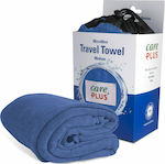 CarePlus Travel Towel Face Microfiber Blue 120x60cm.