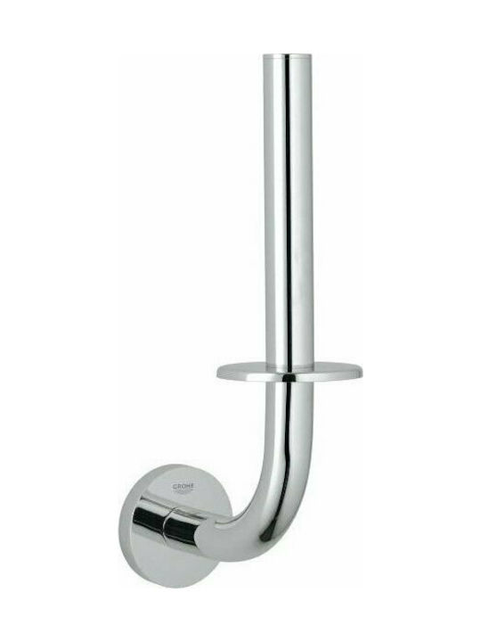 Grohe Essentials Επιτοίχια Χαρτοθήκη Inox Ασημί