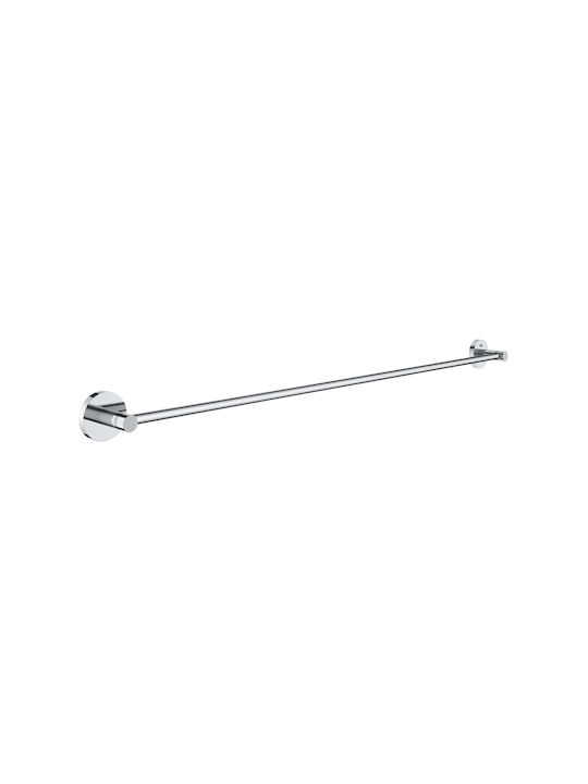 Grohe Essentials Single Wall-Mounted Bathroom Rail ​85.4x85.4cm Inox Silver