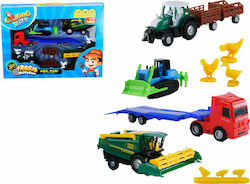 ToyMarkt Happy Farm Τρακτέρ Pull Back για 3+ Ετών