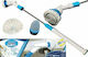 TnS 35-950-0875 Kunststoff Drehbar Reinigungsbürsten mit Handgriff für Allgemeine Verwendung Weiß 1Stück