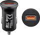 Goobay Auto-Ladegerät 18W mit einem Anschluss: 1xUSB Schwarz Farbe