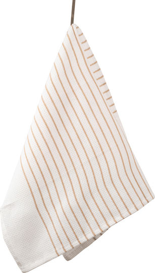 Kipper Piquet Σχ.171 Tea Towel in White Color 45x65cm 2pcs