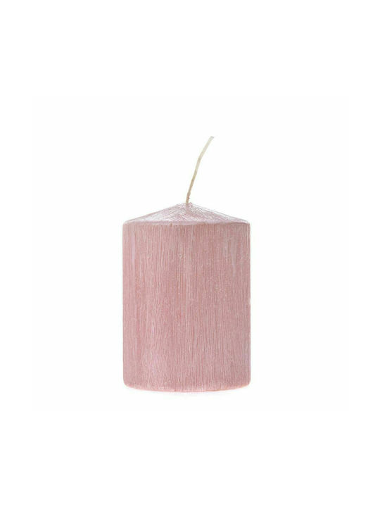 Iliadis Decorative Candle Ρόλεϊ Έλξη Pink 7x10cm 1pcs