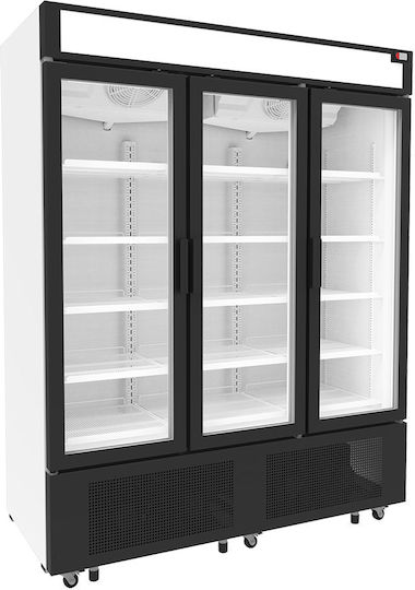 Lappas Getränkekühlschrank 1325Es mit drei Türen H203xB160xT76cm Mit Apothekentüren öffnen