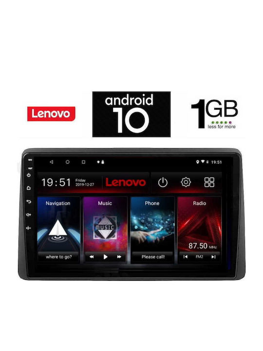 Lenovo Sistem Audio Auto pentru Nissan Juke 2021> (Bluetooth/USB/AUX/WiFi/GPS/Partitură) cu Ecran Tactil 10.1" IQ-AN X5862_GPS