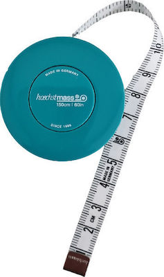 Hoechstmass Rollfix Measuring Tape Αυτόματη με Κουμπί Επαναφοράς 150x1εκ. Τιρκουάζ