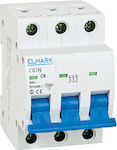 Elmark C103L 3-Poles Automatic Circuit Breaker 41312B