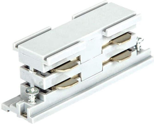 Geyer Track Connector for Spotlights made of Aluminum White LTCM-W