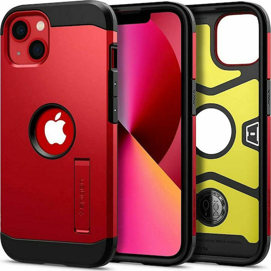 Spigen Tough Armor Back Cover Plastic / Silicone 2mm Red (iPhone 13)