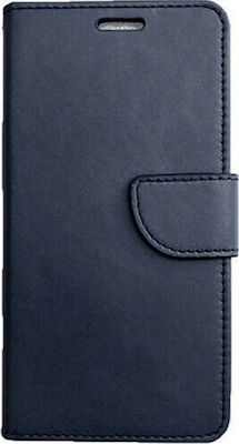 Synthetic Leather Book Dark Blue (Redmi 9A / 9AT)