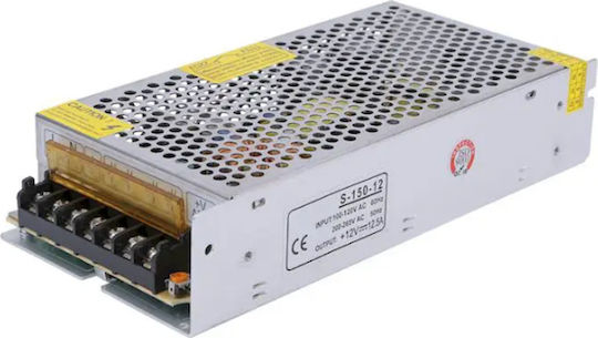 Geyer Τροφοδοτικό LED IP20 Ισχύος 150W με Τάση Εξόδου 12V