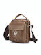 DJB-038 Leather Men's Bag Shoulder / Crossbody Brown