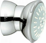 Grohe Brass Round Showerhead Silver Ø6.6cm 27067000