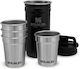 Stanley Set De 4 Pahare De Camping Mat Negru 60ml