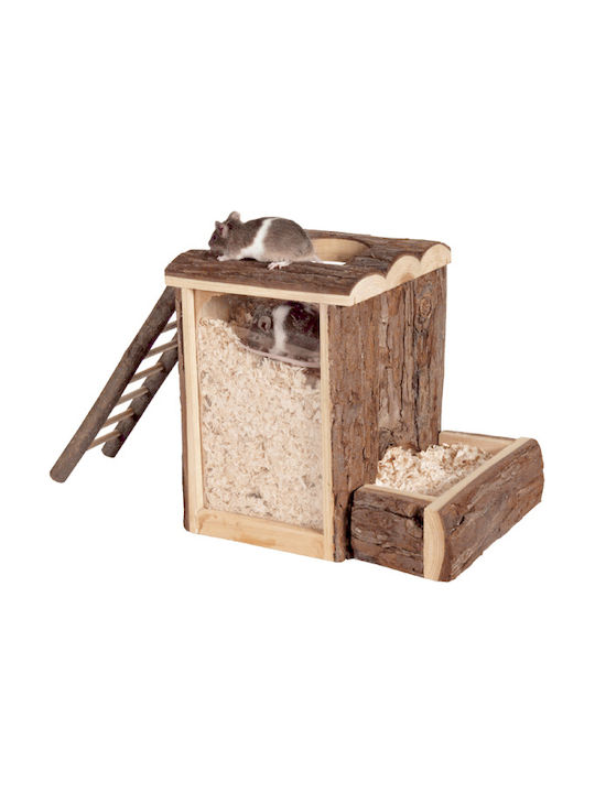 Trixie Wooden Tower Rodent Toy for Mouse 62001