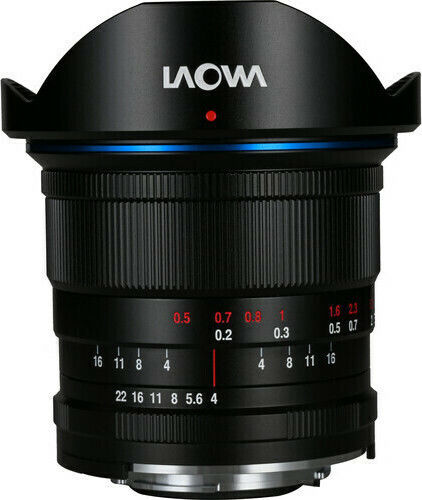 Laowa Full Frame Camera Lens 14mm f/4 Zero-D Ultra-Wide Zoom for Canon EF Mount Black