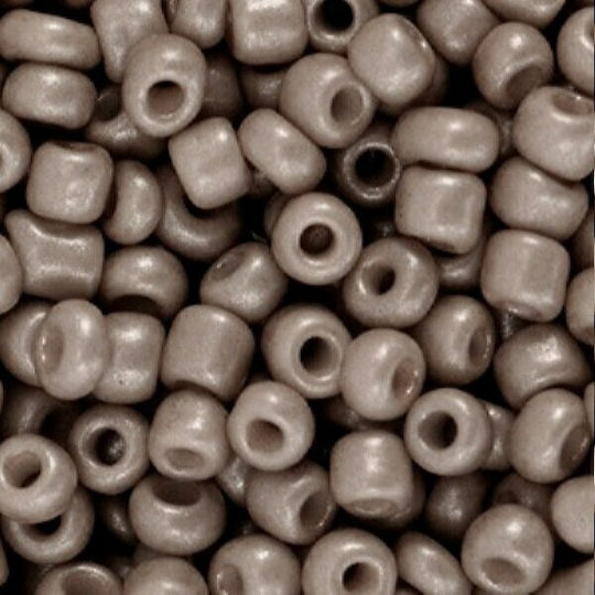 Craft Bead Gray Seed Beads 6/0 4mm 10gr