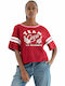 Superdry Collegiate Women's Oversized T-shirt Red