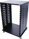 Ihos Επιδαπέδια Καμπίνα Rack 16U 56x40x74.5cm Μαύρο