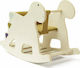 Kids Concept Ξύλινο Κουνιστό Παιχνίδι Δεινόσαυρος για 10+ μηνών για Βάρος έως 50kg Μπεζ