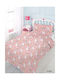 Marwa Unicorn Set Kids Duvet Cover Single with Pillowcase Cotton Pink 160x240cm