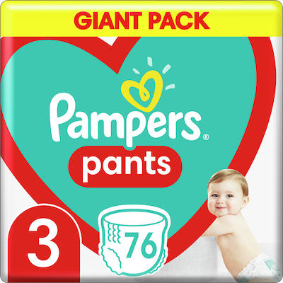 Pampers Pantaloni de scutec Pants Nr. 3 pentru 6-11 kgkg 76buc