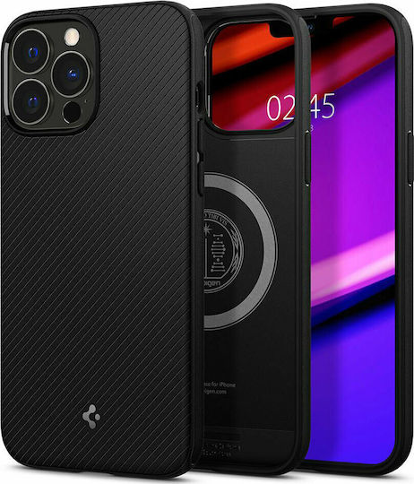 Spigen Core Armor Mag Back Cover Πλαστικό 1.2mm Μαύρο (iPhone 13 Pro)