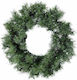 Iliadis Christmas Lighted Decorative Wreath Battery Powered 60cm