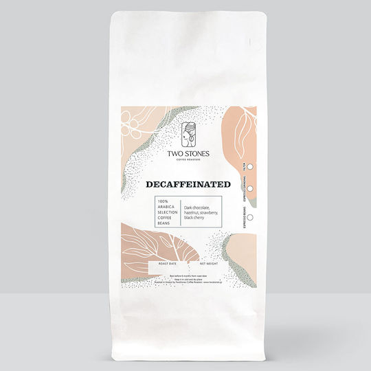 TwoStones Coffee Roasters Кафе Еспресо Безкофеинов Арабика Мексико Classic на Зърна 1kg