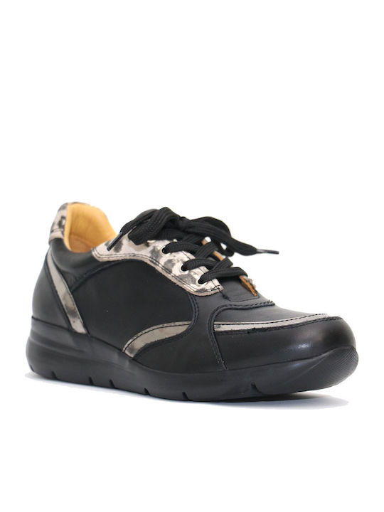 40501 Damen Anatomisch Sneakers Schwarz