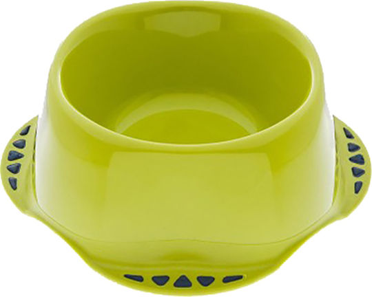 MPS Maya Kunststoff Schalen Futter & Wasser für Hund & Katze 2lt 21cm in Grün Farbe